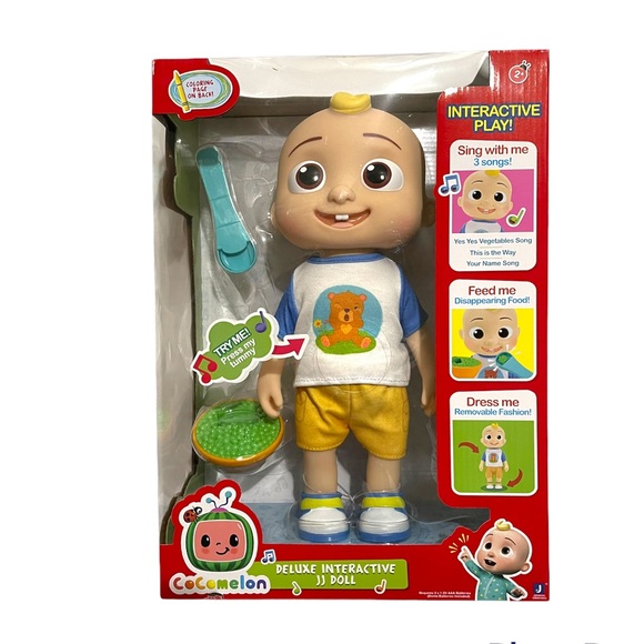 Cocomelon deluxe interactive JJ doll New - Picture 1 of 9